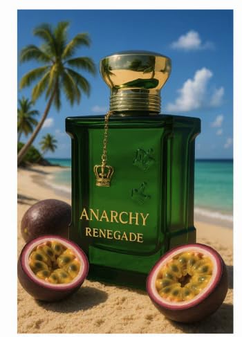 king of kings Anarchy Renegade, Unisex Eau de Parfum, 3.4 Fl Oz, Passion Fruit, Mango, citrus,Amber and Vanilla Scent