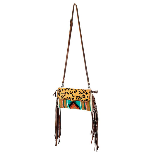 American Darling Women's Cross Body Bag Western Saddle Blanket Hair-On Genuine Leather Handbag and Ladies Purse Fashion American Darling
