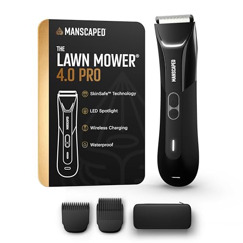 MANSCAPED® The Lawn Mower® 4.0 PRO - Groin & Body Hair Trimmer, Updated SkinSafe® Trimmer Blade, Waterproof Wet/Dry Groomer, USB-C & Wireless Charging Beauty and Personal Care MANSCAPED Default Title