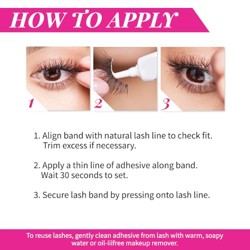 Andrea Strip Lashes, Black [33] 1 pair (Pack of 6)