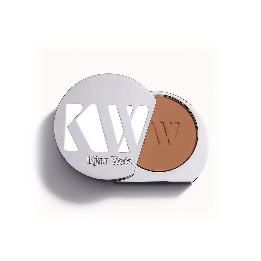Kjaer Weis Bronzer Powder Makeup. Matte Warm Terracotta Contour Makeup for Natural-Looking Tan Face Makeup. Contour Powder with Certified-Organic