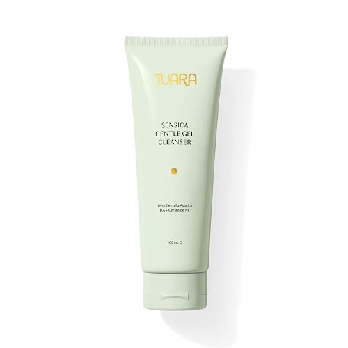 JUARA Sensica Gentle Gel Cleanser - Sulfate Free Face Wash for Sensitive Skin with Plant Extracts & MultiEx BSASM - Natural Daily Facial Cleanser, 3.3