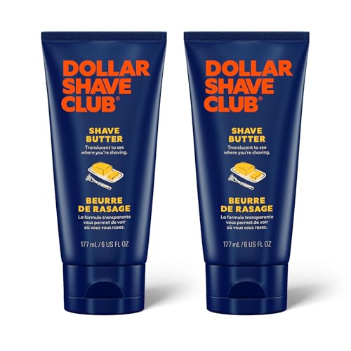 Dollar Shave Club | Shave Butter 2-Pack | For Sensitive Skin, A Translucent Shaving Cream & Gel Alternative, Designed For A Gentle Glide, Helps