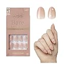 KISS Bare But Better, Press On Nails, Nail glue included, 'Slay', Light Nude, Short Size, Almond Shape, Includes 30 Nails, 2G Glue, 1 Manicure Stick Beauty & Personal Care KISS
