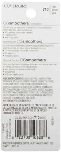 CoverGirl Smoothers Concealer, Light [710], 0.14 oz (Pack of 4)