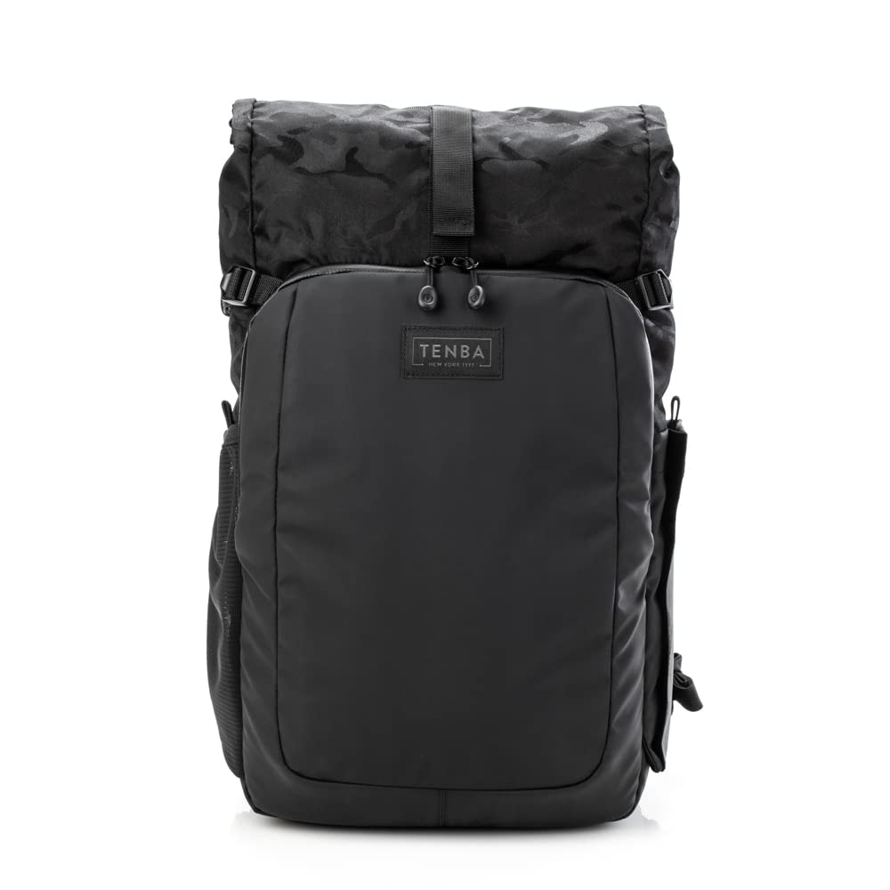 Tenba Fulton v2 14L All Weather Backpack for Mirrorless and DSLR cameras and lenses - Black/Black Camo (637-735)