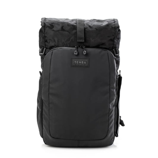 Tenba Fulton v2 14L All Weather Backpack for Mirrorless and DSLR cameras and lenses - Black/Black Camo (637-735)