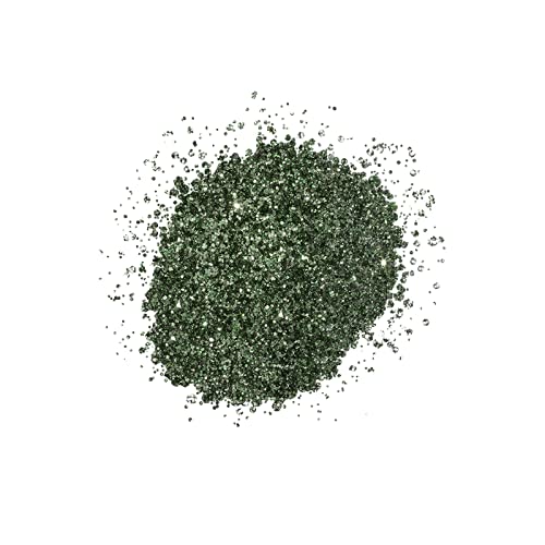 Kiara Sky Nail Art 3D Glitter 1 oz | Sprinkle On Collection | Mix with Acrylic, Gel Polish or dip Powder | One in Cha-Million (Vivid Green & Gold
