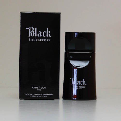 BLACK INDESCENCE by Karen Low 3.3 / 3.4 oz edt Cologne Spray Men New In Box Beauty & Personal Care Geparlys