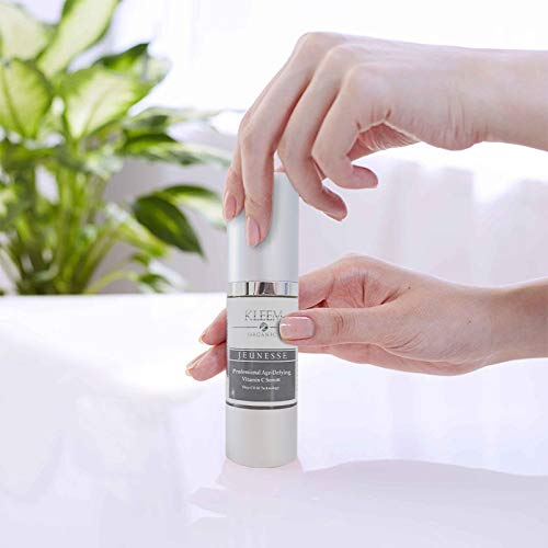 Vitamin C Serum for Face | Brightening & Anti Aging Serum for Men & Women | With Hyaluronic Acid, Vitamin E, Aloe & Jojoba | Dark Spot & Wrinkle