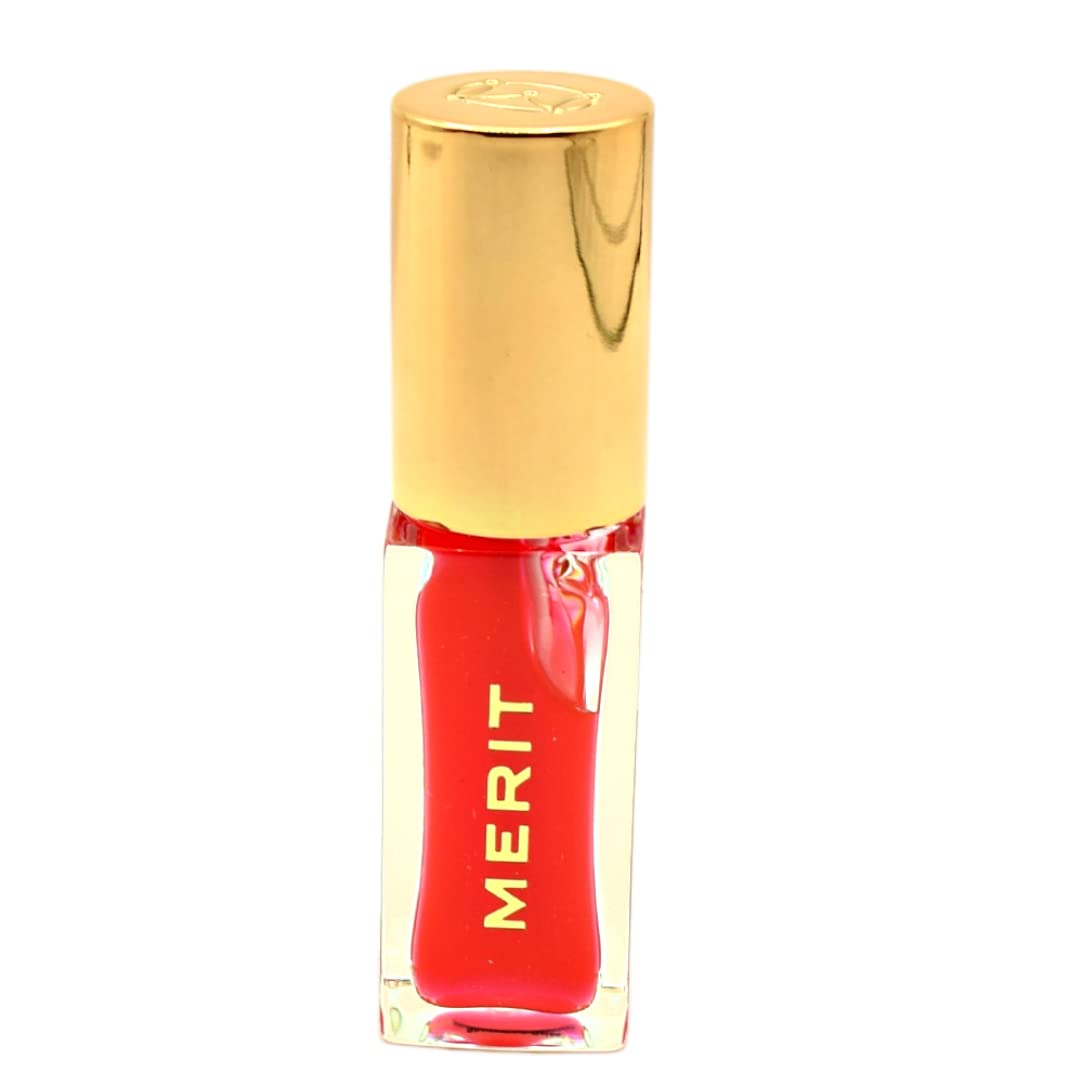 MERIT Shade Slick Gelée Sheer Tinted Lip Oil Maraschino