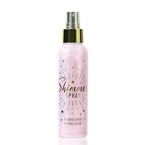 Glitter Spray for Hair and Body, Glitter Body Spray, Glitter Spray for Clothes, Quick-Drying Waterproofing Body Shimmer Suitable for Festival Rave