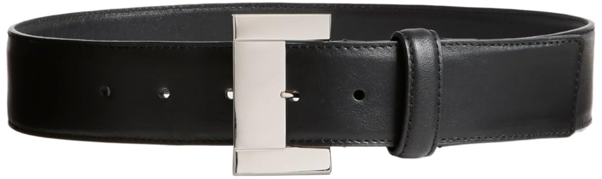 Altuzarra, Rectangular Buckle Belt, S, Black