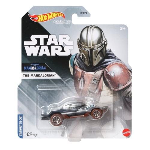Hot Wheels Star Wars Studio Character Cars - Complete 7‑Pack (HHB74‑956H) | Luke, Darth Vader, Chewbacca, Mandalorian, Boba Fett, Princess Leia…