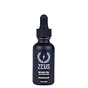 ZEUS Natural Beard Oil for Men, Premium Grooming Oil to Soften, Hydrate, Condition & Control Frizz in Beard and Mustache (Made in USA) Sandalwood