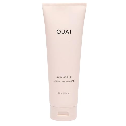 OUAI Curl Cream - Curl Defining Cream with Chia & Linseed Oil - Enhances Definition, Hydration & Shine - Tames Frizz & Protects from Humidity