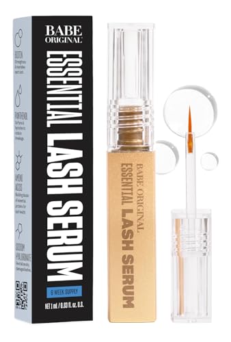 Babe Original Lash Serum - Fuller & Longer Looking Eyelashes, Lash Enhancing Serum, for Natural Lashes and Lash Extensions, 1mL, Starter Supply Beauty and Personal Care BABE ORIGINAL Default Title