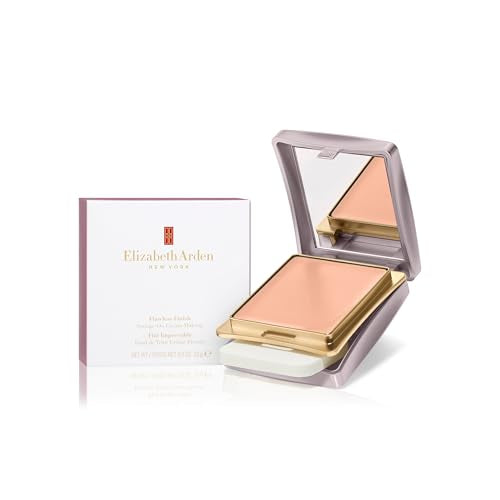 Elizabeth Arden Flawless Finish Sponge-On Cream Foundation Makeup, Medium-to-Full Coverage, Includes Compact & Applicator, 0.8oz