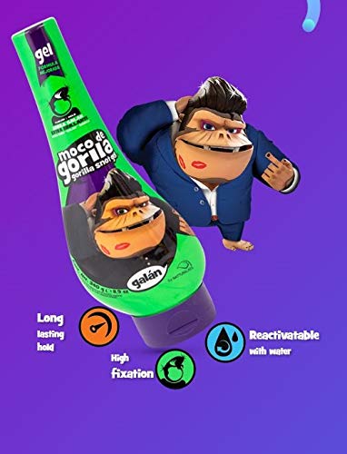 Moco de Gorila Galan Hair Gel | Extra Brillante Hair Styling Gel for Extreme Long-lasting Hold, Gorilla Snot Gel is the Ultimate Hair Gel to bring