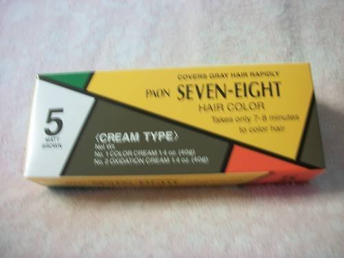 PAON SEVEN-EIGHT CREAMY TYPE HAIR COLOR MATT BROWN # 5 by Paon