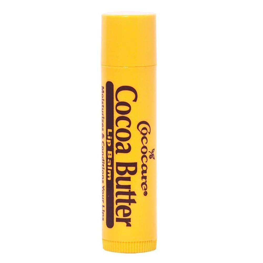Cococare Cocoa Butter Lip Balm - The Little Yellow Stick Enriched with Natural Cocoa Butter - Conditions & Protects Lips with Hydrating Formula