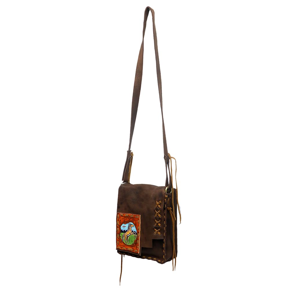 American Darling Cross Body Full Grain Genuine Leather Western Women Bag Handbag Purse | Crossbody for Cute