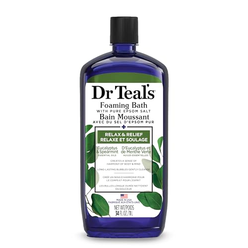 Dr Teal's Foaming Bath (Epsom Salt), Eucalyptus Spearmint, 34 Fluid Ounce Beauty and Personal Care Dr Teal's