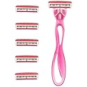 BIC Click 3 Soleil Women's Disposable Razors, 3 Blades With a Moisture Strip For a Smoother Shave, 12 Piece Razor Set