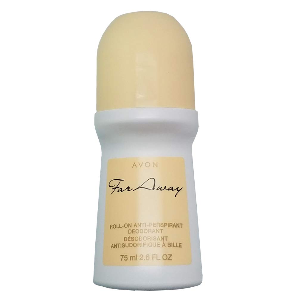 Avon Deodorant Roll-on Far away , Long-lasting Odor Protection with a Fresh Floral Scent, For Women, 2.6 oz/ 75ml Beauty and Personal Care AVON