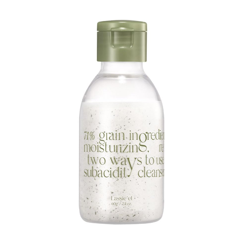 Lassie'el Enzyme Oat Scrub Powder Wash 50g / deep-cleansing Enzyme Wash / Made with EWG green grade ingredients