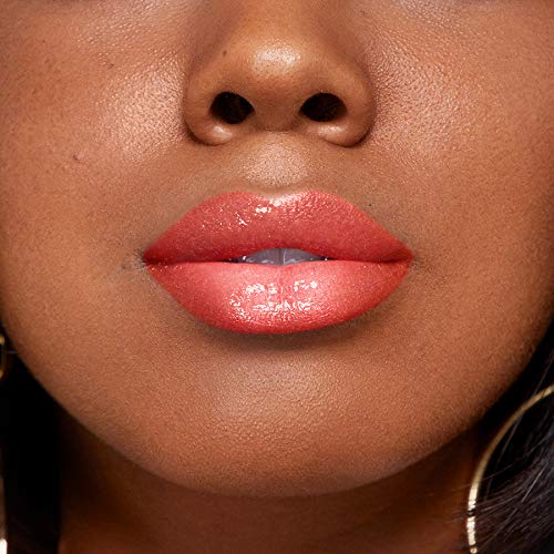 Rimmel Stay Glossy Lip Gloss - Non-Sticky and Lightweight Formula for Lip Color and Shine - 640 All Day Seduction, .18oz
