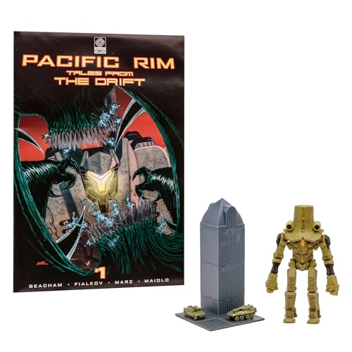 Pacific Rim McFarlane Toys Cherno Alpha (Jaeger) 4" Scale Figure Playset with Comic