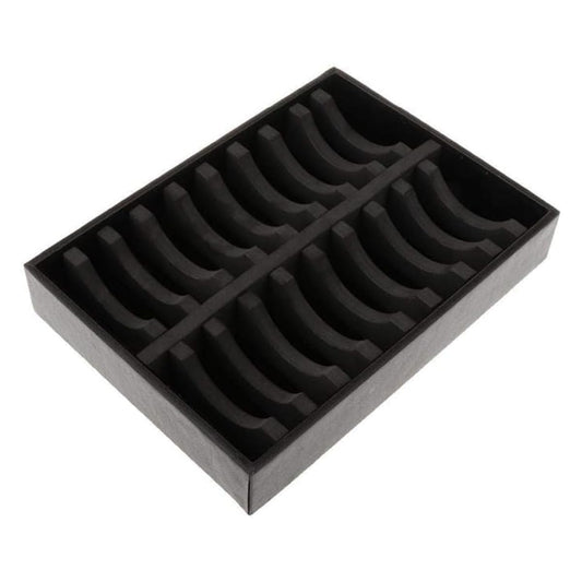 Prettyia Bracelet display Bracelet holder bracelet organizers and storage bangle box,bracelet holder display jewelry display tray-Black 20 Slots…