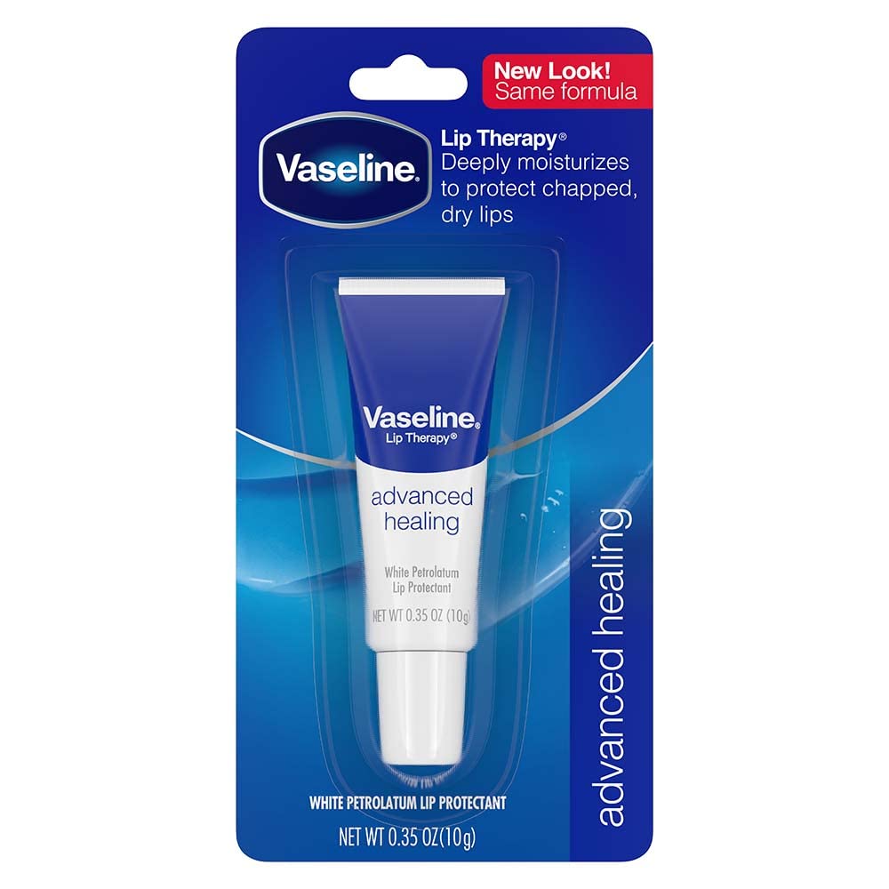 Vaseline Lip Therapy Petroleum Jelly,Adv Formula -10 Gm