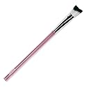 Feels Lash Cleaning Brush Eyelash Extensions Shampoo Brush Soft Curved Fluffy Cleansing (1 pack, Pink)