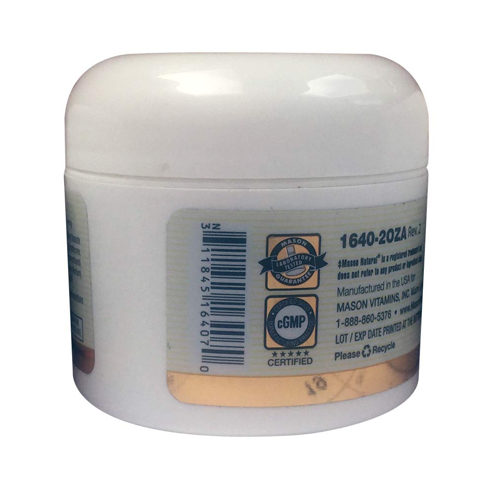 Mason Naturals Coconut Oil Beauty Cream 2 oz per Jar Pack of 8
