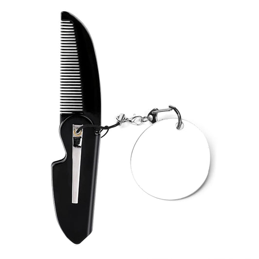 Folding Beard Comb With Mustache Comb Smooth Hair Comb Mens Small Pocket Comb For Men Beauty and Personal Care Vdaxvme