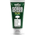 Tea Tree Oil Exfoliating Scrub with Bamboo Charcoal, Neem Oil & Natural Pumice by Oleavine TheraTree