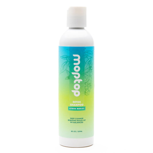 MopTop Detox Shampoo - Scalp Clarifying Shampoo for Build Up, Hard Water, Dirt & Oil, Sulfate & Paraben Free Hair Care for All Hair Types - Thin