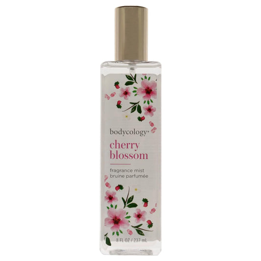 Bodycology Cherry Blossom, Cedarwood & Pear Fragrance Mist – 8oz Perfume Spray for Women, Fresh Long-Lasting Body Spray