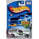Hot Wheels White Dodge Power Wagon #114 Race & Win Online Card 5 Spoke Wheels