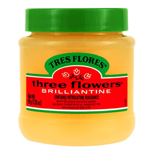 Tres Flores Brilliantine Solid 3.25 Ounce (96ml) (3 Pack) Beauty & Personal Care Three Flowers
