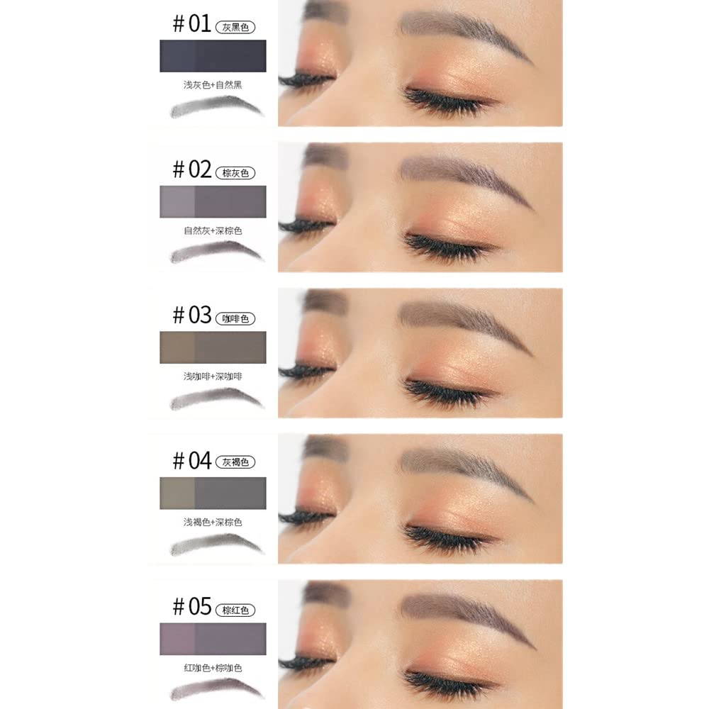 SNOVO Professional eyebrow Palette Eyebrow makeup is available in 5 colors (04# Taupe)