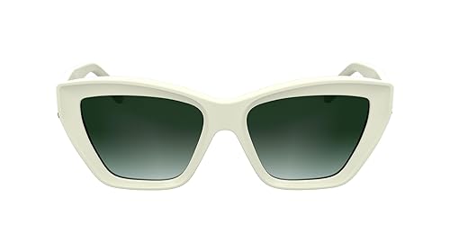 KARL LAGERFELD Women's Sunglasses KL6179S - White with Gradient Green Lens