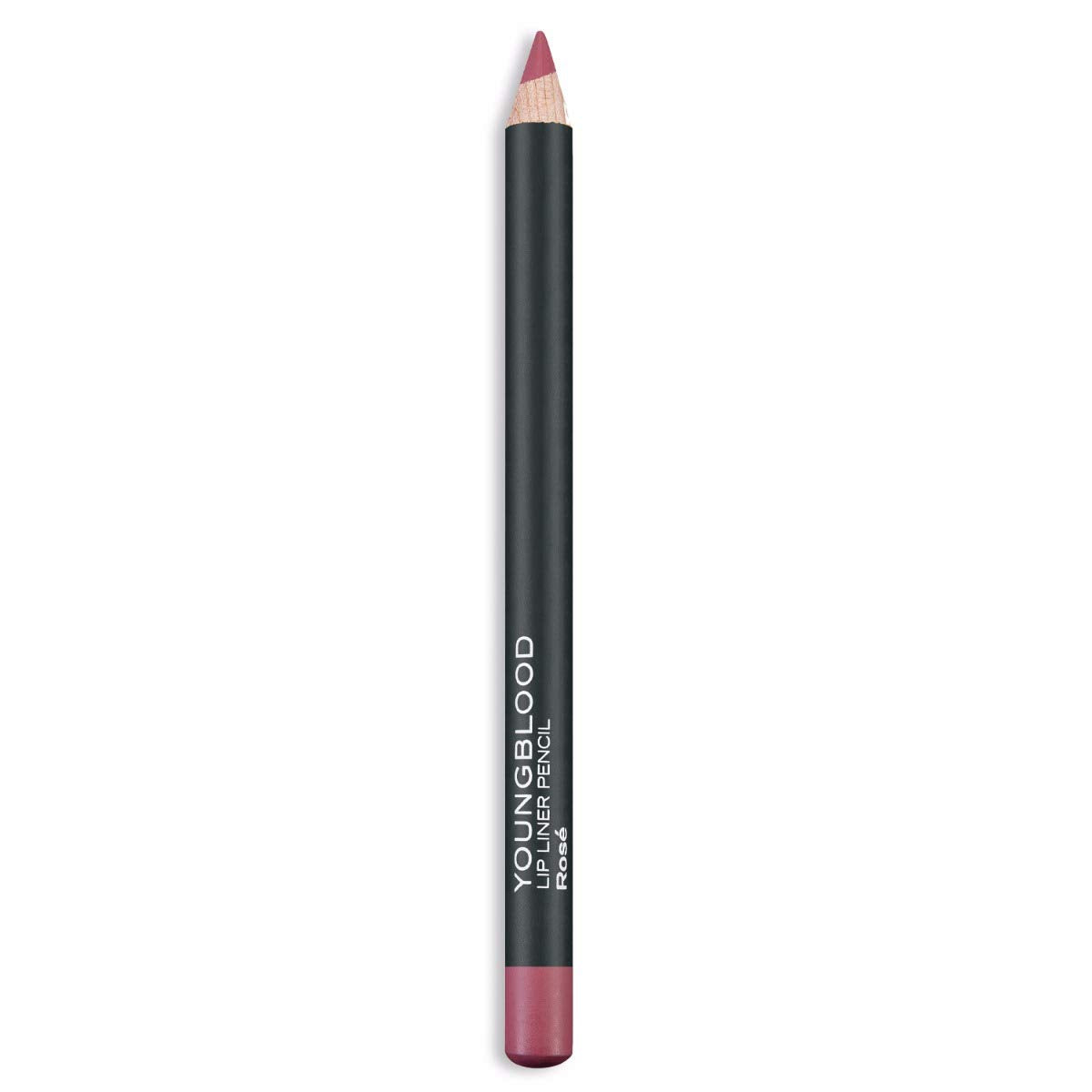 Youngblood Clean Luxury Cosmetics Lip Liner Pencil, Rose | Long Lasting Creamy Matte Lip Liner Pencil | Cruelty Free, Paraben Free, Gluten Free, Vegan