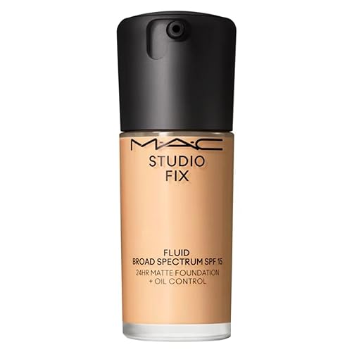 MAC M.A.C Cosmetics Studio Fix Fluid Broad Spectrum SPF 15 Foundation - C40 (Light Beige) - 1 fl oz / 30 mL