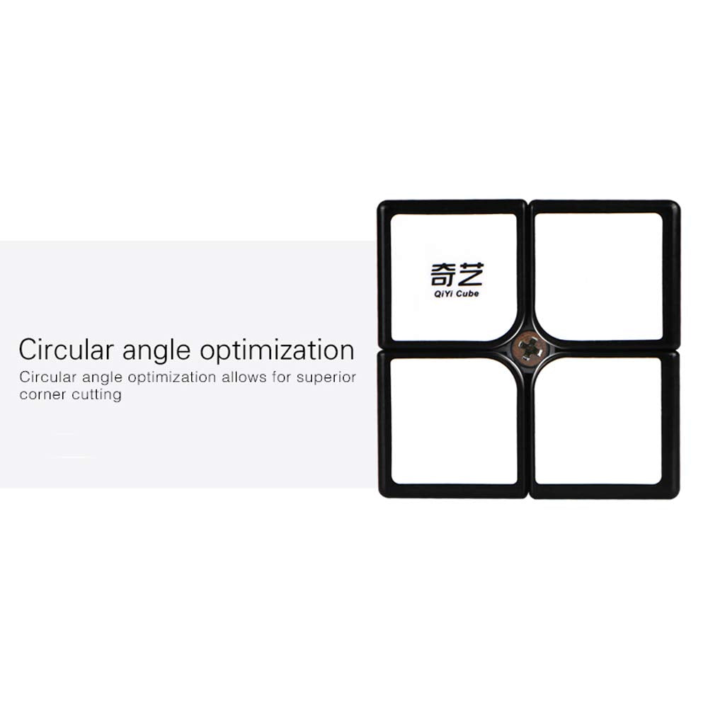 Qiyi Qidi Speed Cube 2x2 – Smooth Bright-Light Sticker, Classic Colors, Educational Puzzle Toy to Improve Child’s Concentration & Responsiveness