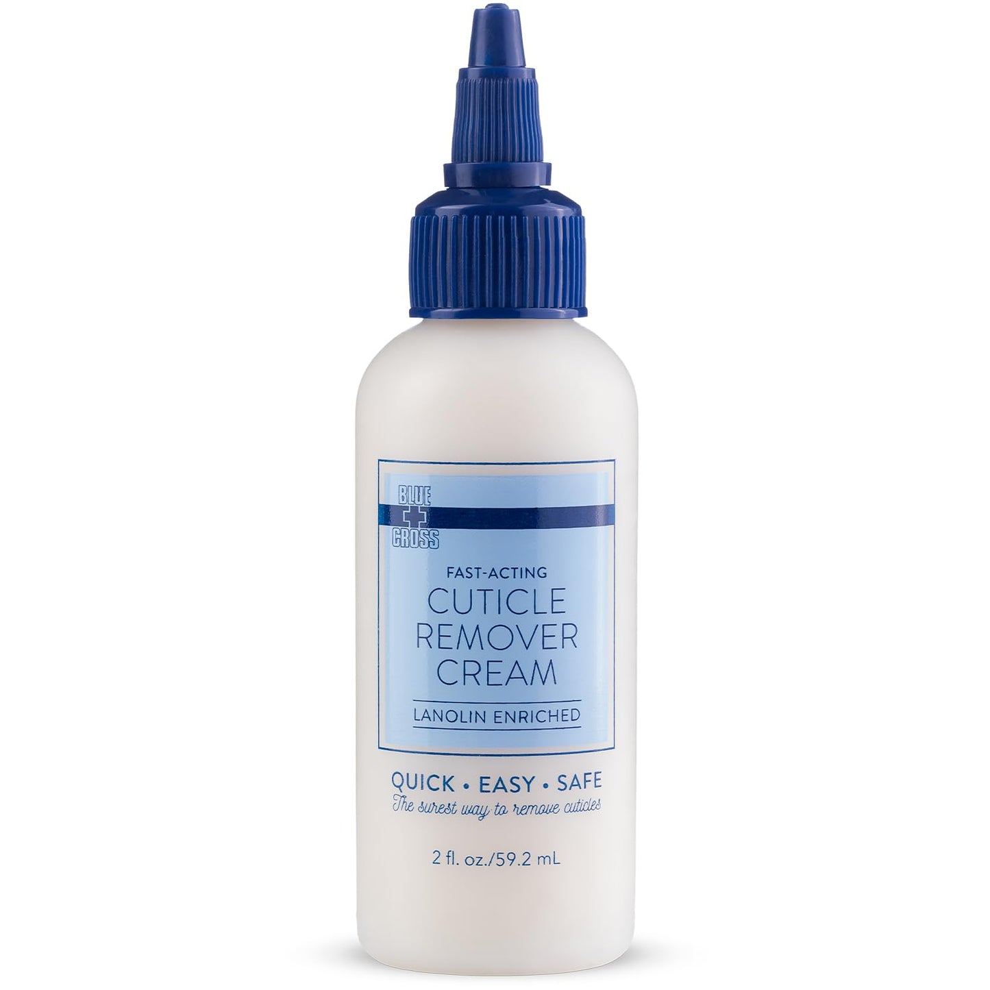 Blue Cross Cuticle Remover Cream for Dry Damaged Cuticles, Moisturizing Cuticle Softener for Nails, Professional Nail Care for Dry Manicures, Brittle Beauty and Personal Care Blue Cross