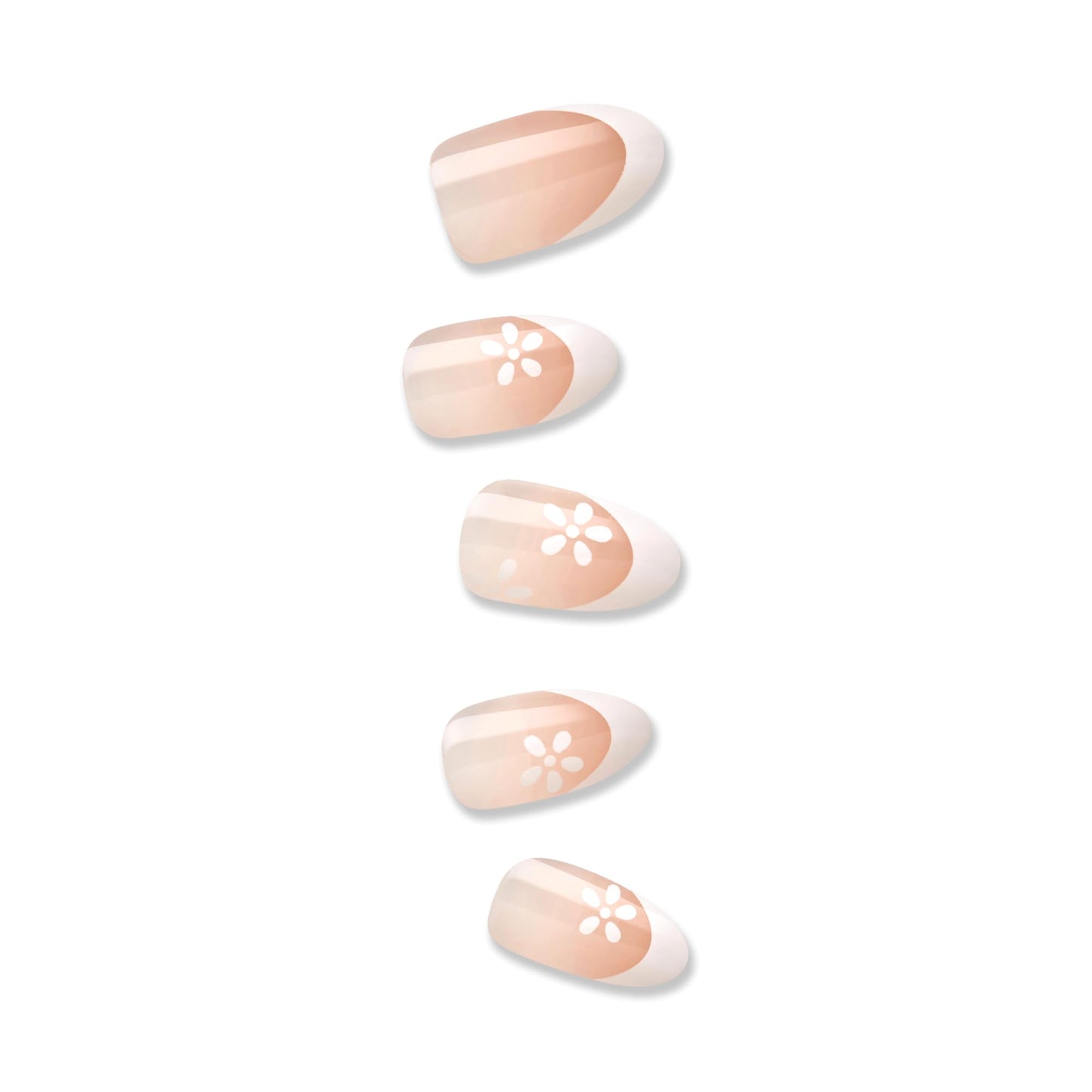 KISS imPRESS No Glue Mani Press On Nails, French, 'Fearless', Light Neutral + White Tip French, Medium, Almond Shape, Includes 30 Nails, Prep Pad Beauty & Personal Care imPRESS