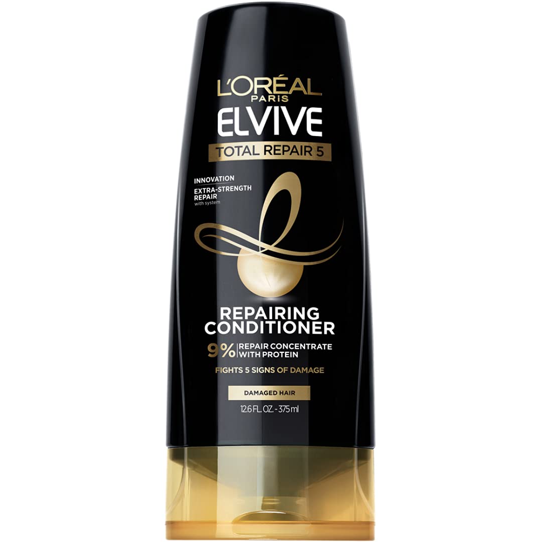L'Oréal Paris Hair Expert Total Repair 5 Restoring Conditioner, 12.6 fl. oz. (Packaging May Vary)